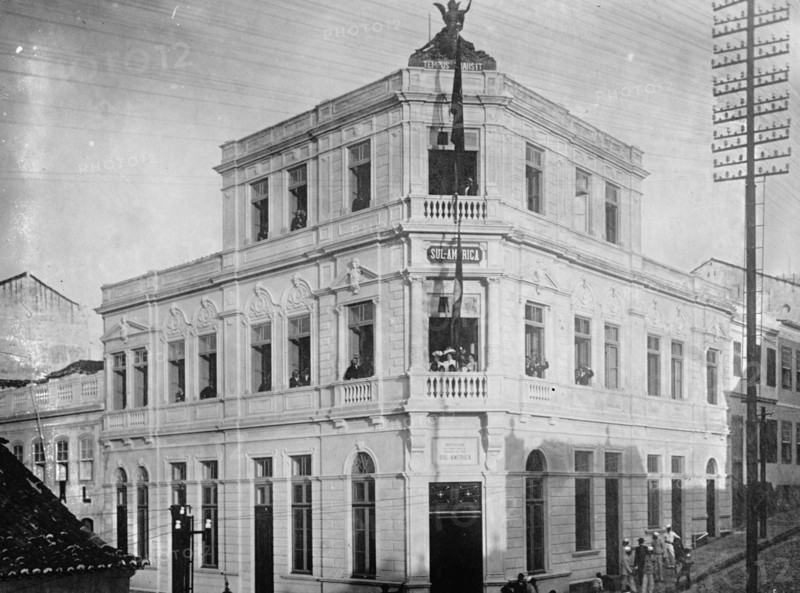Office of South American Life Insurance Company in Porto Alegre, Brazil ca. between 1909 and 1919