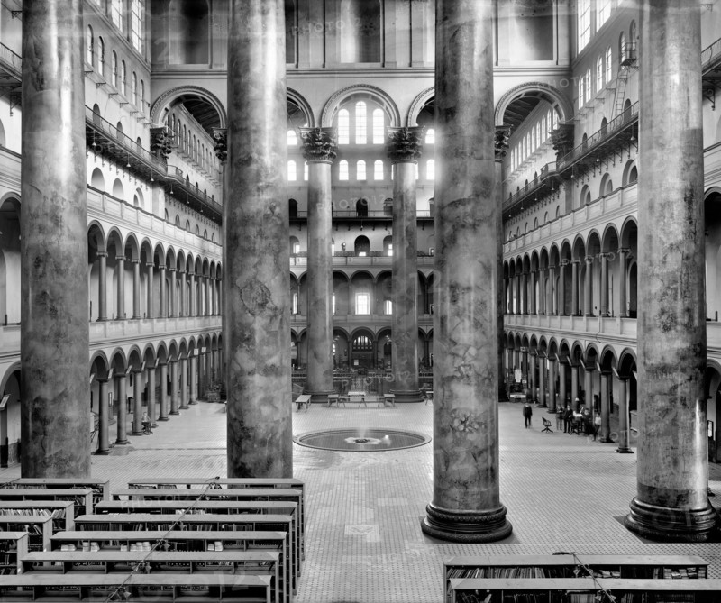 Interior of the United States Pension Office ca.  circa 1918