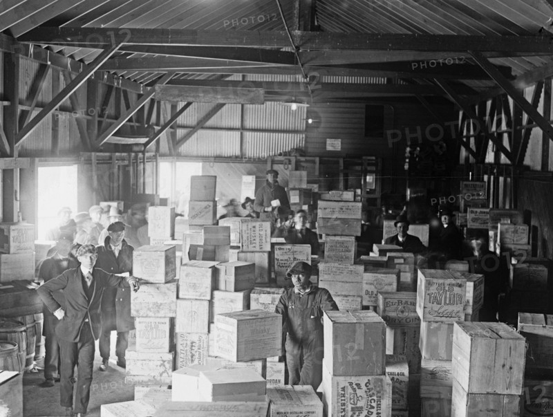 Boxes of whiskey ca.  between 1918 and 1920 (probably 1920)