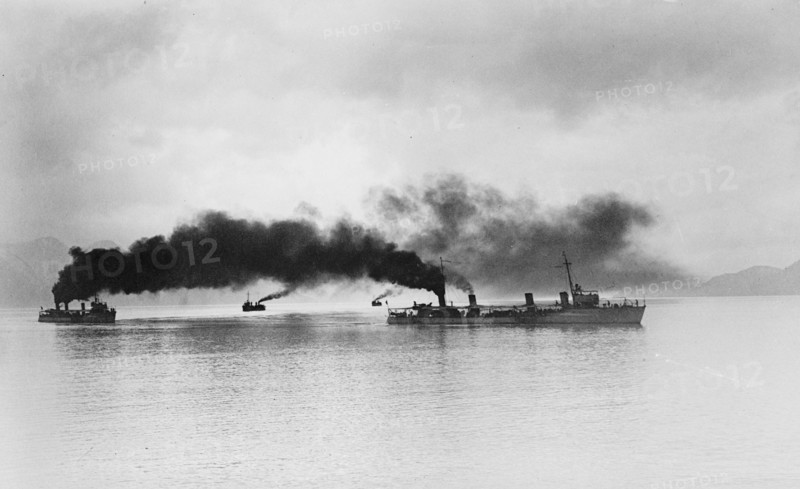 Torpedo Boat Destroyers at Seward, Alaska ca.  between 1918 and 1920