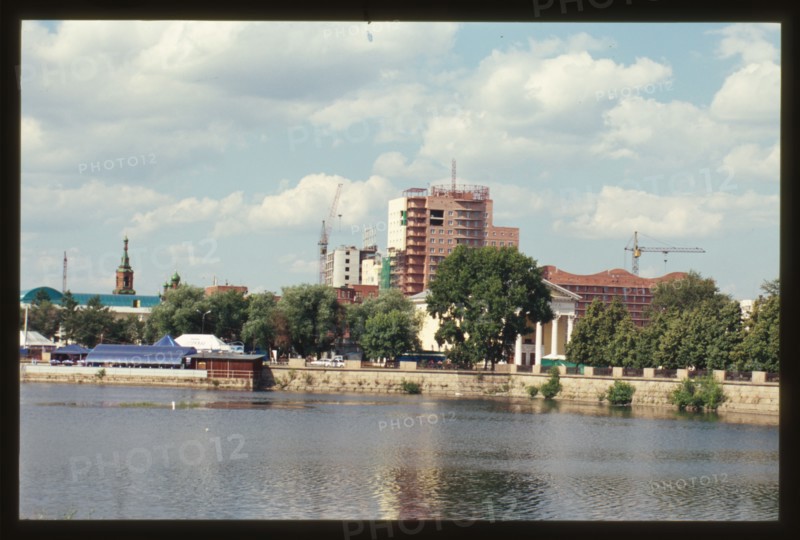 Cheliabinsk panorama, with Miass River and Kirov Street, Cheliabinsk, Russia; 2003
