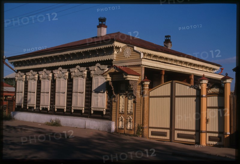 Log house (Banzarov St. #15), (1900), Ulan-Ude, Russia; 2000