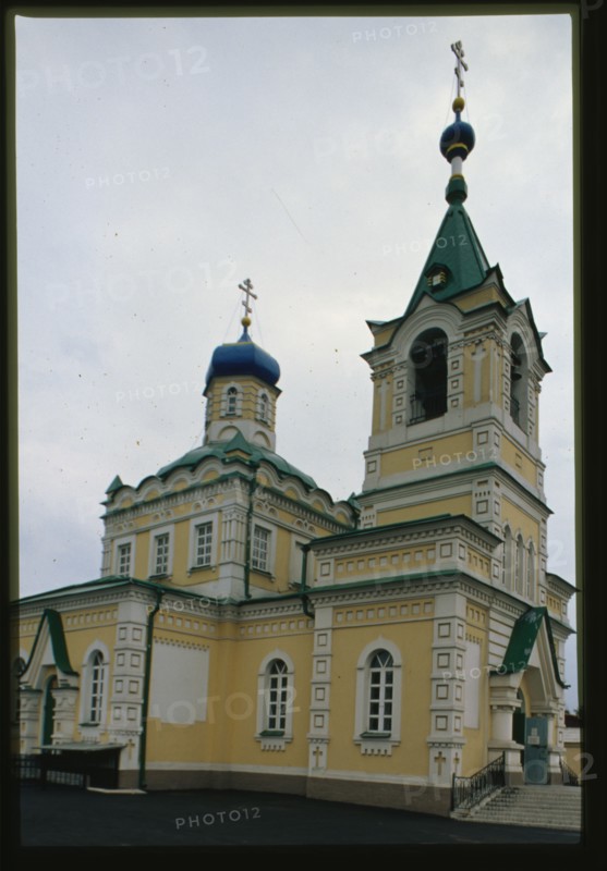 Church of the Intercession, (1914), northwest view, Ussuriisk, Russia; 2000