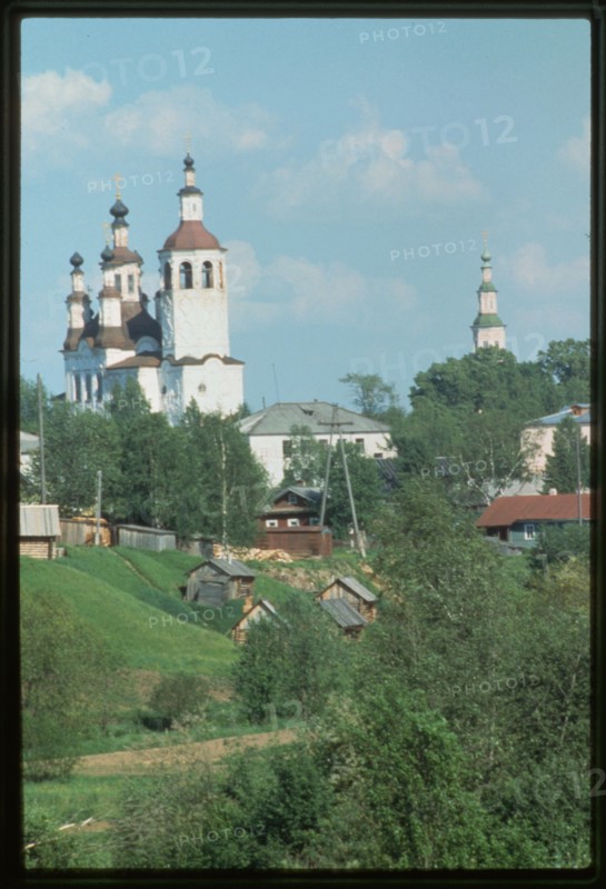 Church of the Entry into Jerusalem (1774-94), northwest view, Tot'ma, Russia 1998.