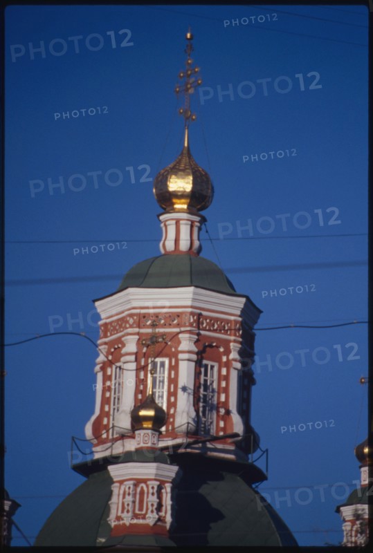 Church of the Intercession (1785-95), central cupola, southeast view, Krasnoiarsk, Russia; 1999