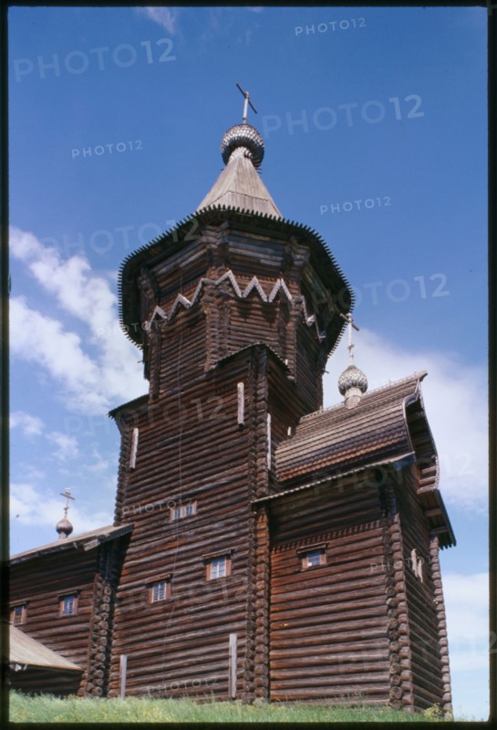 Church of the Dormition (1774), south facade, Kondopoga, Russia; 2000