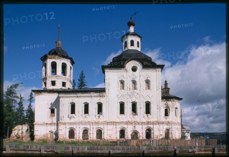 Church of the Savior (1775), south facade, Urik, Russia; 2000