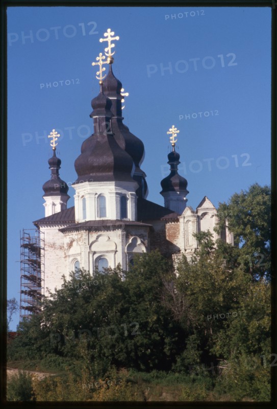 Trinity Monastery, Trinity Cathedral (1715), east view, Tiumen, Russia 1999.