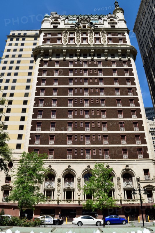 The Adolphus Hotel building in downtown Dallas, Texas