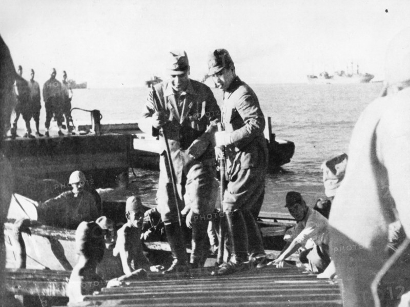 General Homma landing on Luzon, 1941
