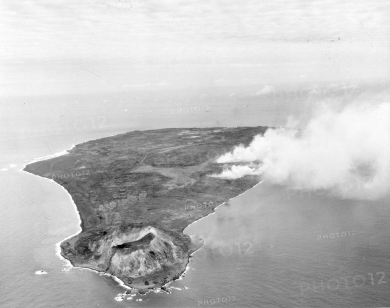 D-2 day naval and air bombardment on Iwo Jima
