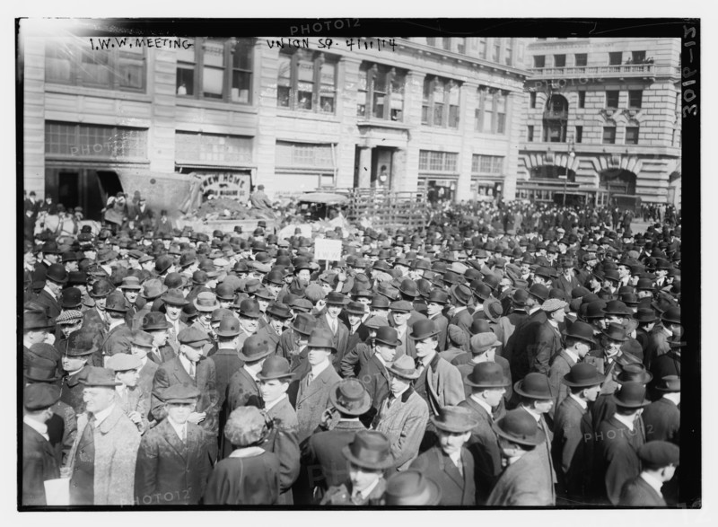 Industrial Workers of the World rally in NYC, 1914