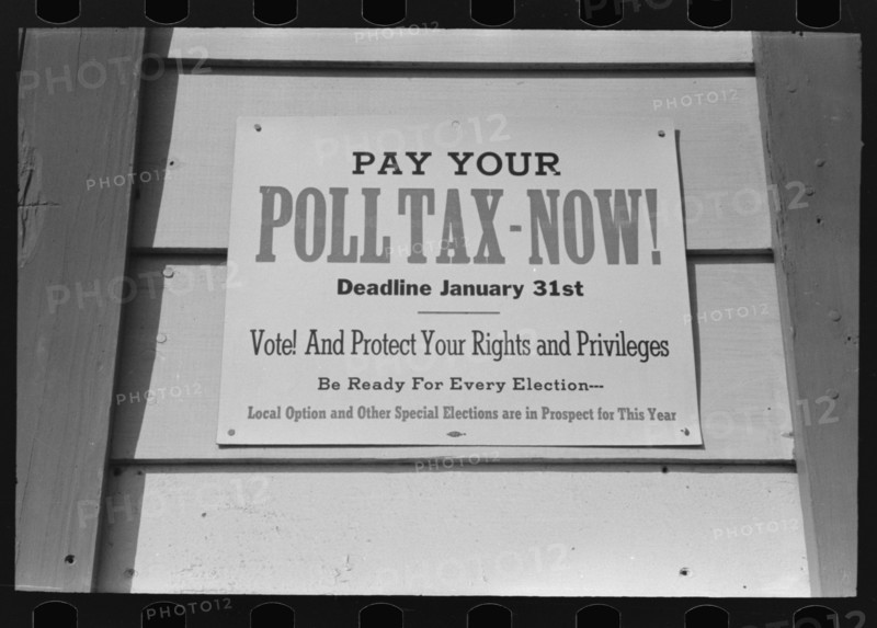 Urging voters to pay their poll tax before the deadline