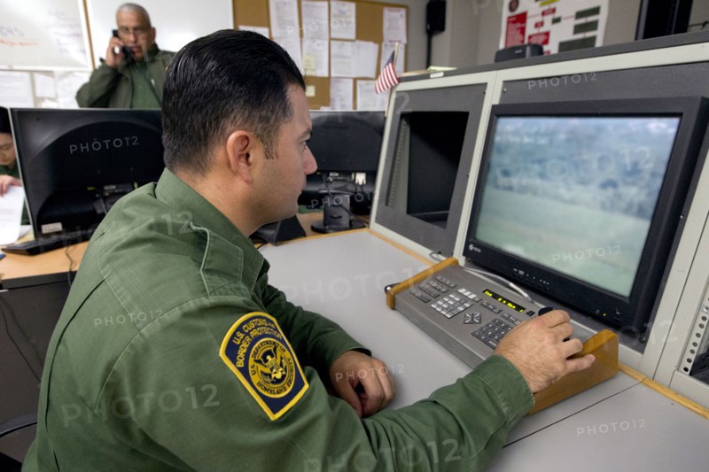 South Texas Border Patrol Agent Monitors Border Activity with RVS
