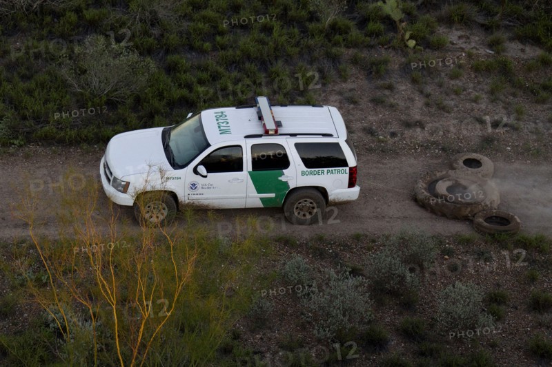 South Texas McAllen aerials of Border Patrol