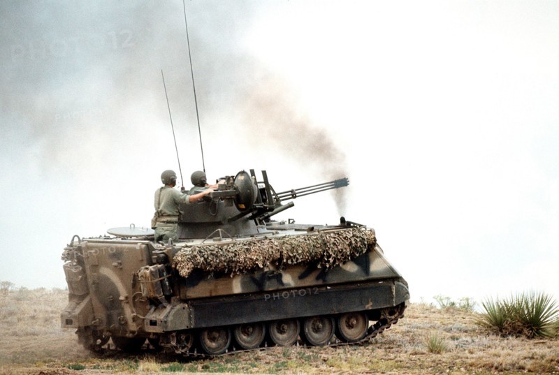 An M.163 Vulcan self anti-aircraft gun