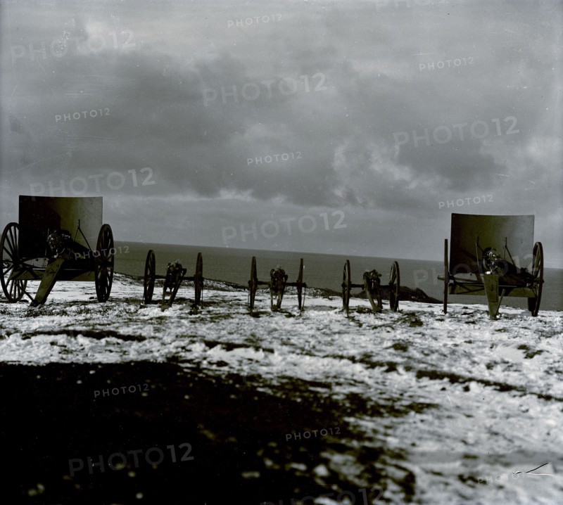 Artillery on Pribilof Islands