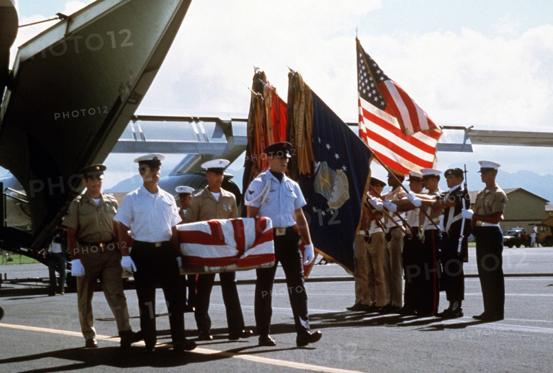 Joint service pallbearers transfer flag