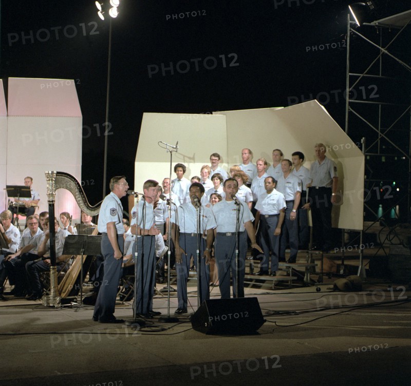 The U.S. Air Force Band gives an evening concert