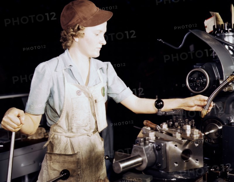 A female worker