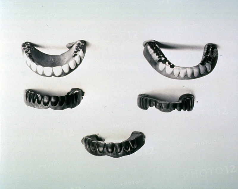 A variety of Japanese dentures