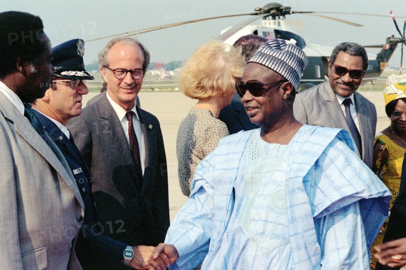 Cameroon President Ahmadou Ahidjo