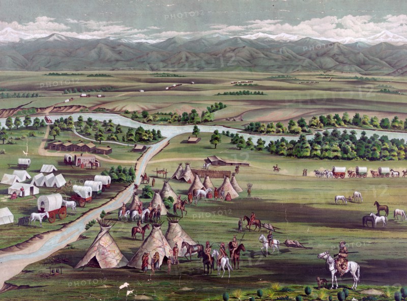 Denver in 1859 (created in 1891)