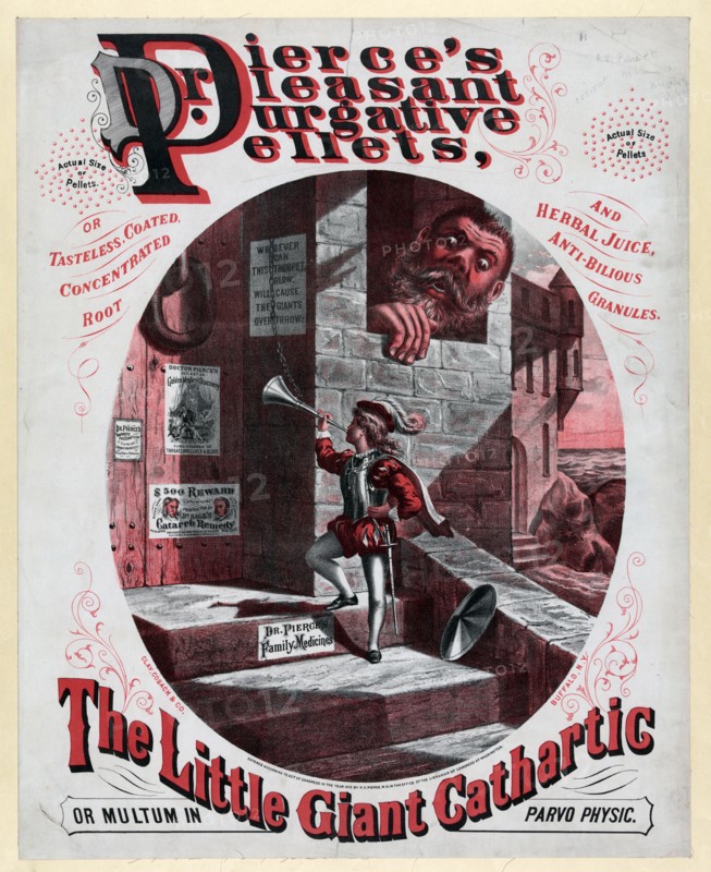 Dr. Pierse's pleasant purgative pellets