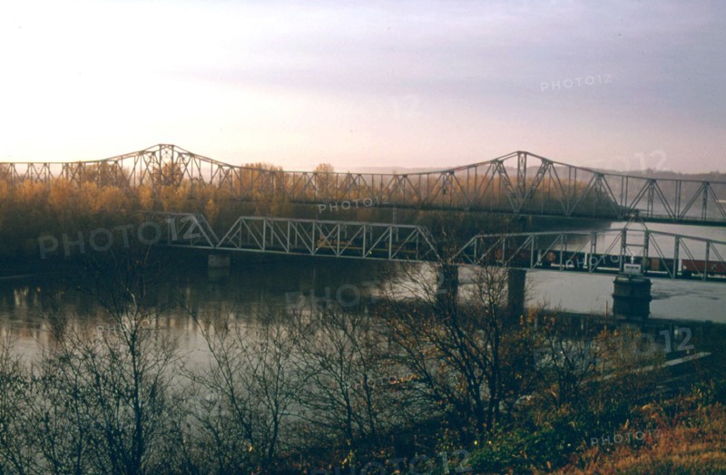 Early Morning View from a Bluff at Atchison