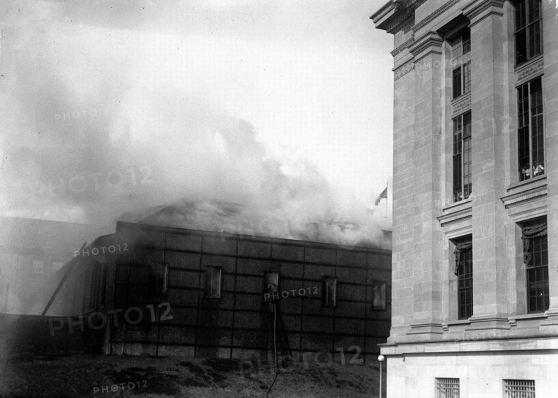 Fire at Bureau of Engraving and Printing