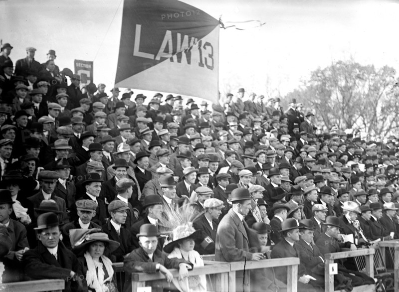 Football fans at Georgetown University game