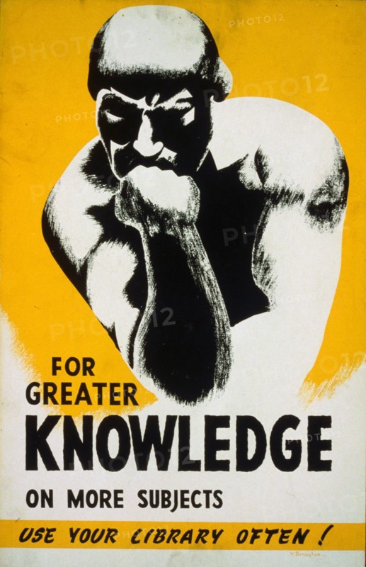 For greater knowledge on more subjects use your library often!