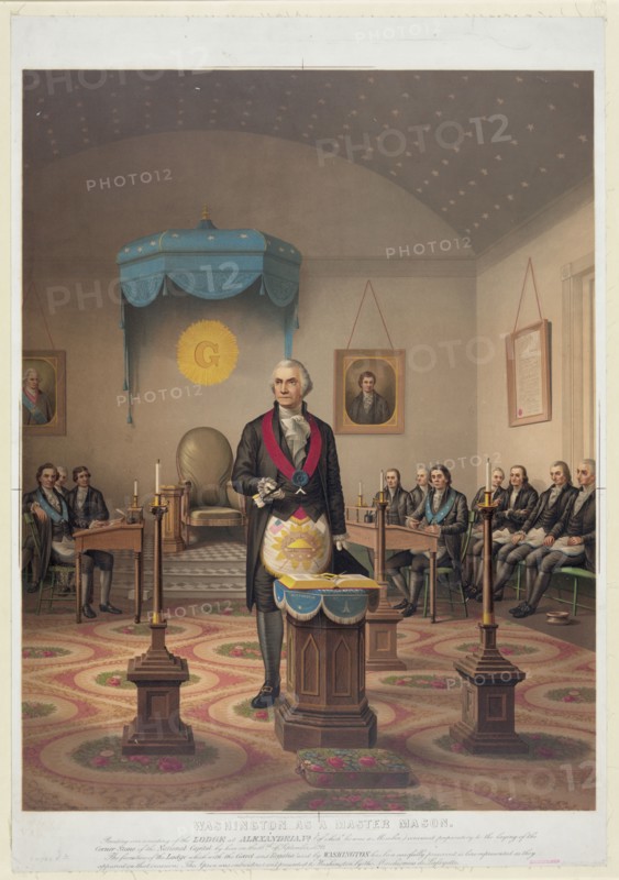 George Washington as a master Mason