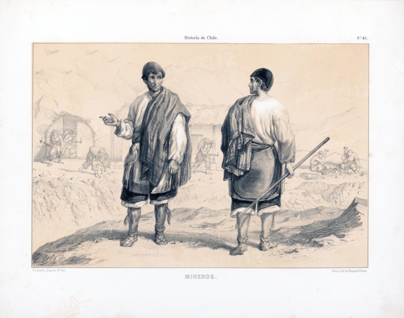 Historia de Chile. No. 45. Mineros