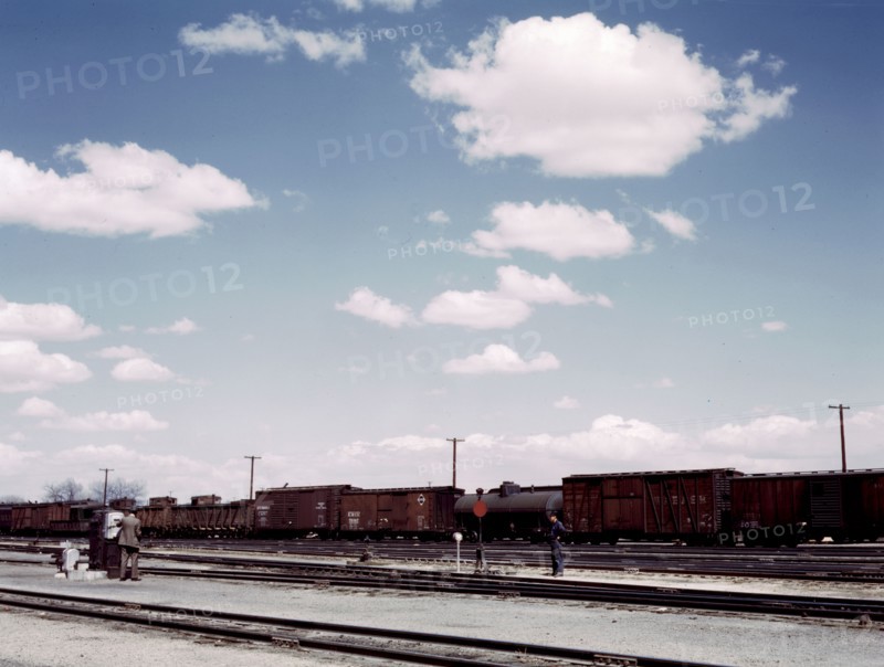 In the Santa Fe R.R. yards