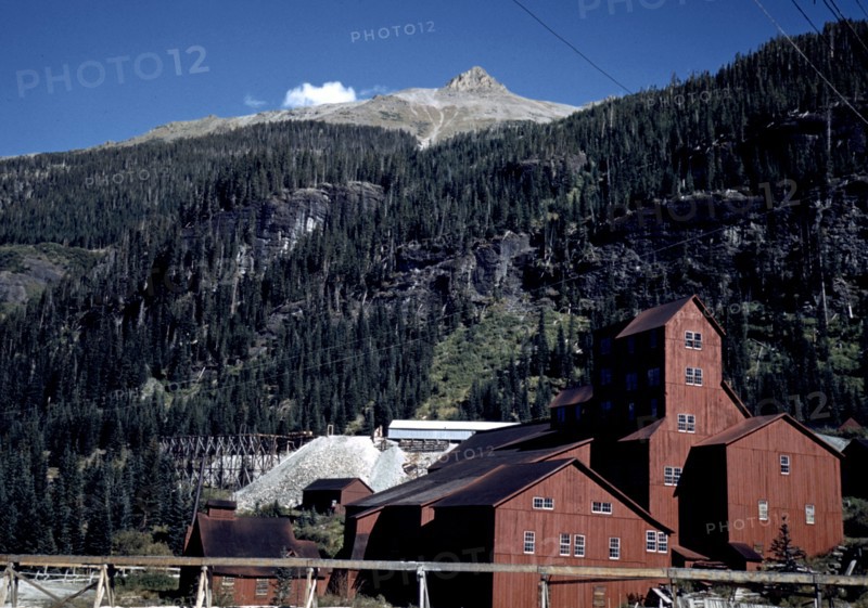 Mill at the Camp Bird Mine