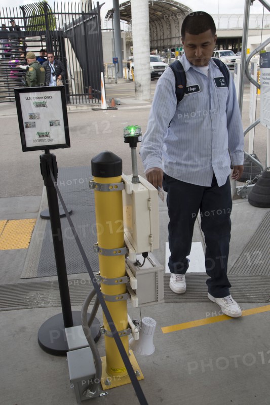 Biometric border entry and exit control pilot program