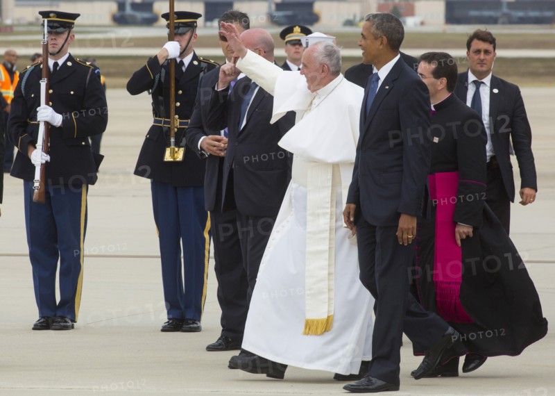 Security during the U.S. visit of Pope Francis