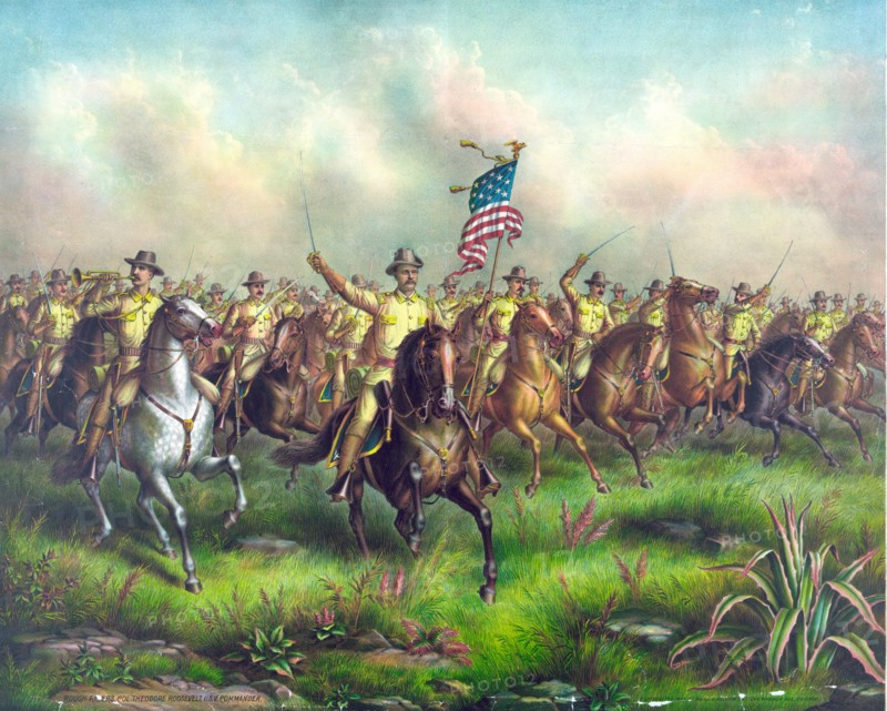 Rough-Riders, Col. Theodore Roosevelt