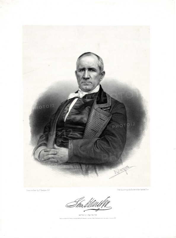 Sam Houston ca  1848