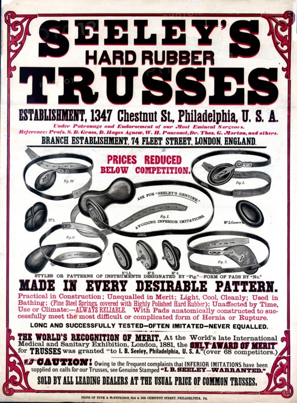 Seeley's Hard rubber Trusses