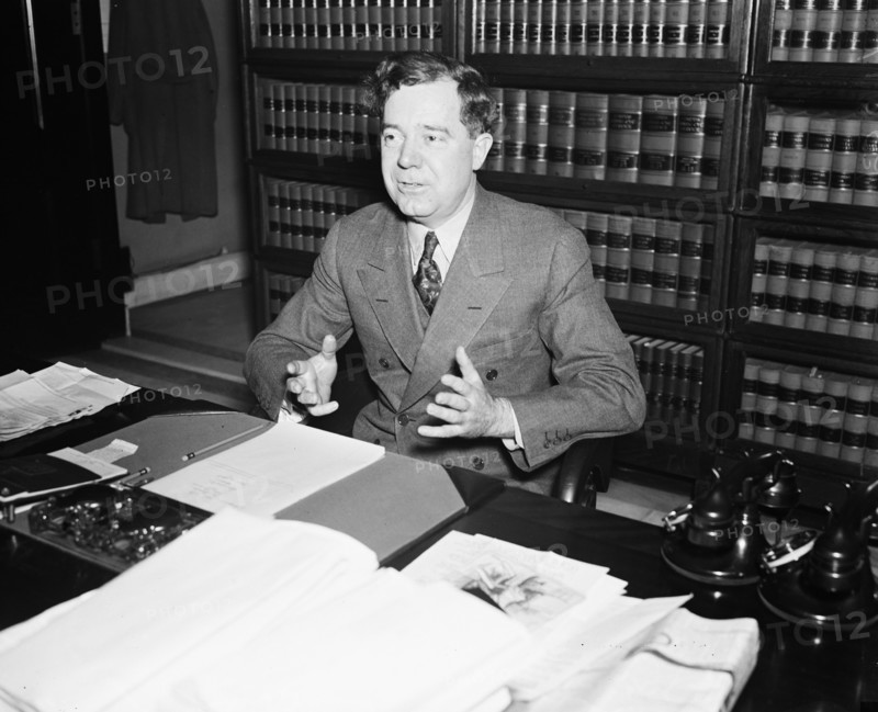 Senator Huey P. Long from Louisiana in January 1935