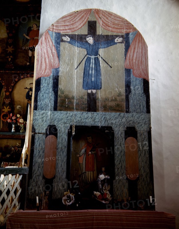 Side altar in the church