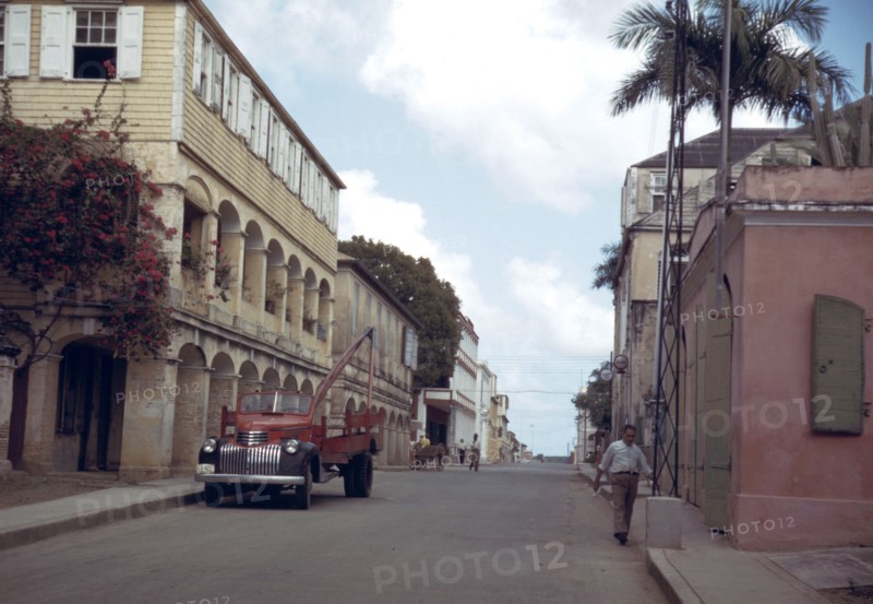 Street in Virgin Islands December 1941