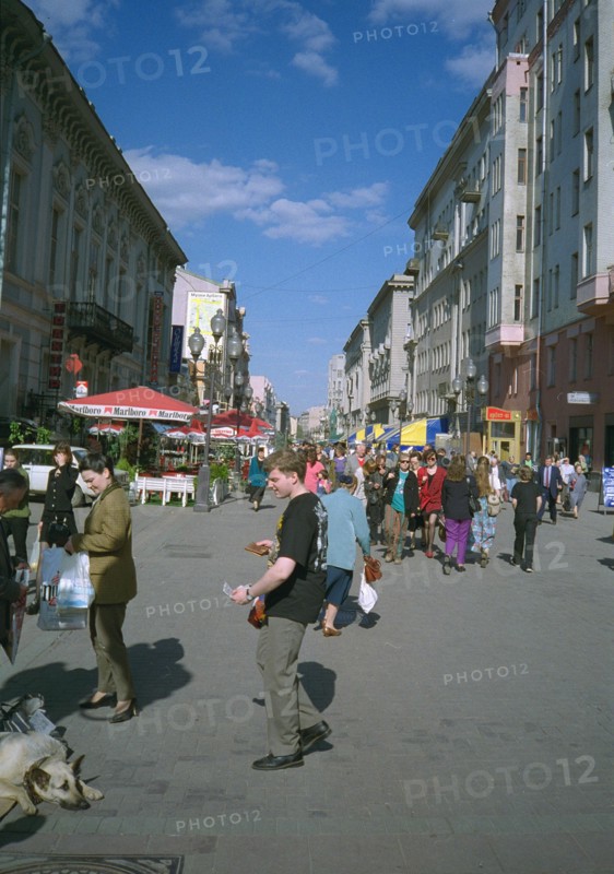 Street scene in Murmansk Russia