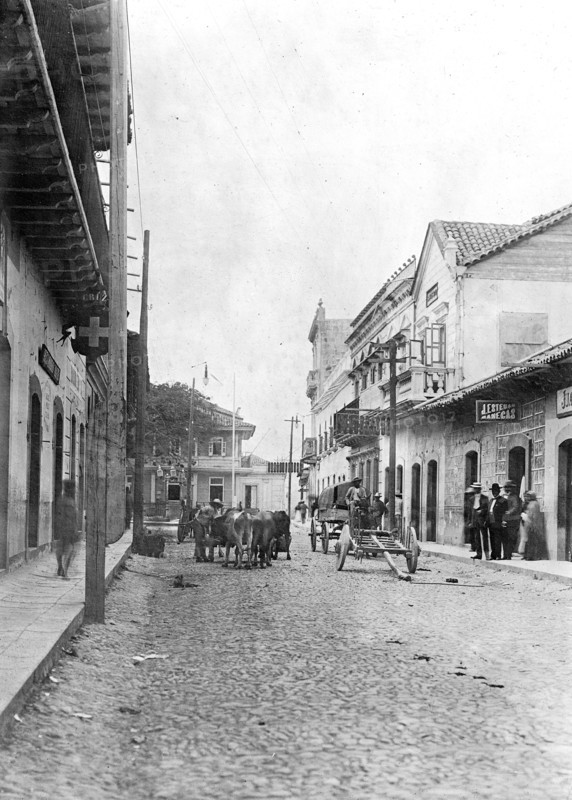 Street scene Tegucigalpa Honduras