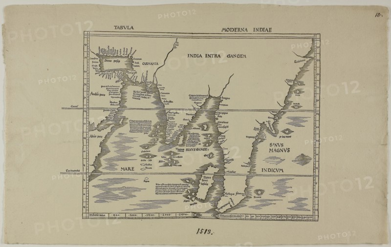 Tabula Moderna Indiae 1513