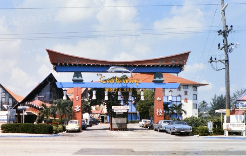 The Castaway's Wreck Bar in Miami Beach Florida ca. late 1970s
