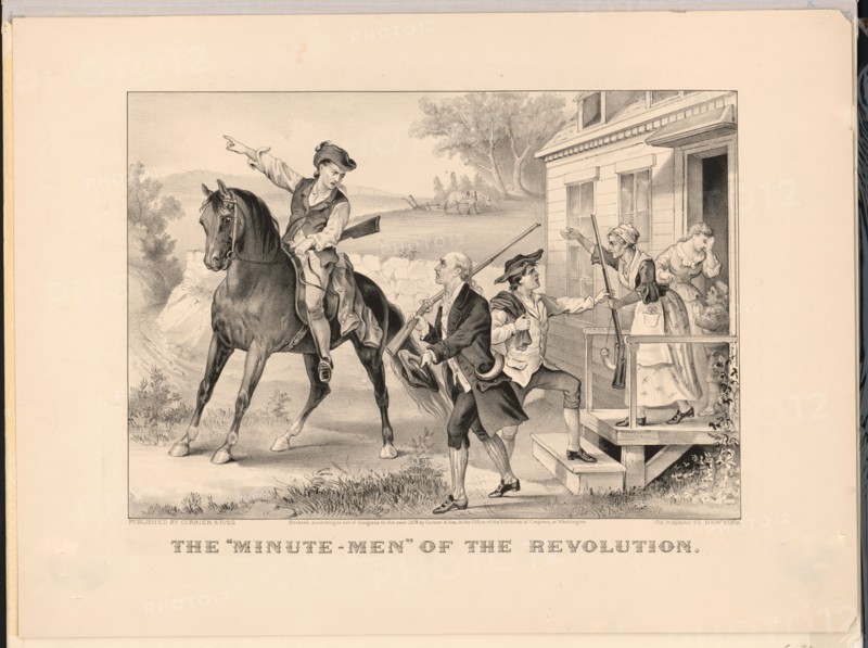 The minute men of the revolution