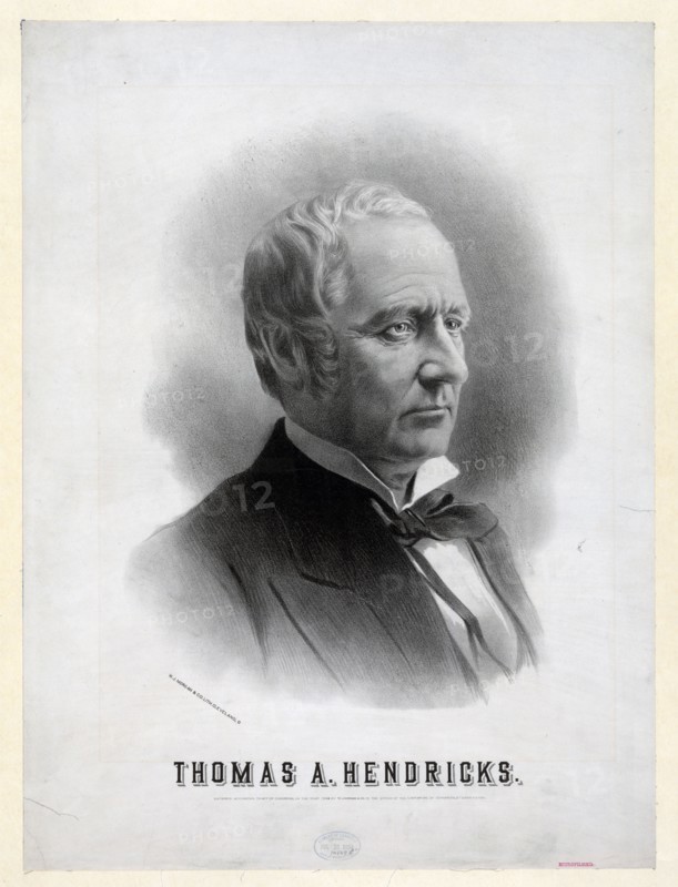 Thomas A. Hendricks ca. 1884